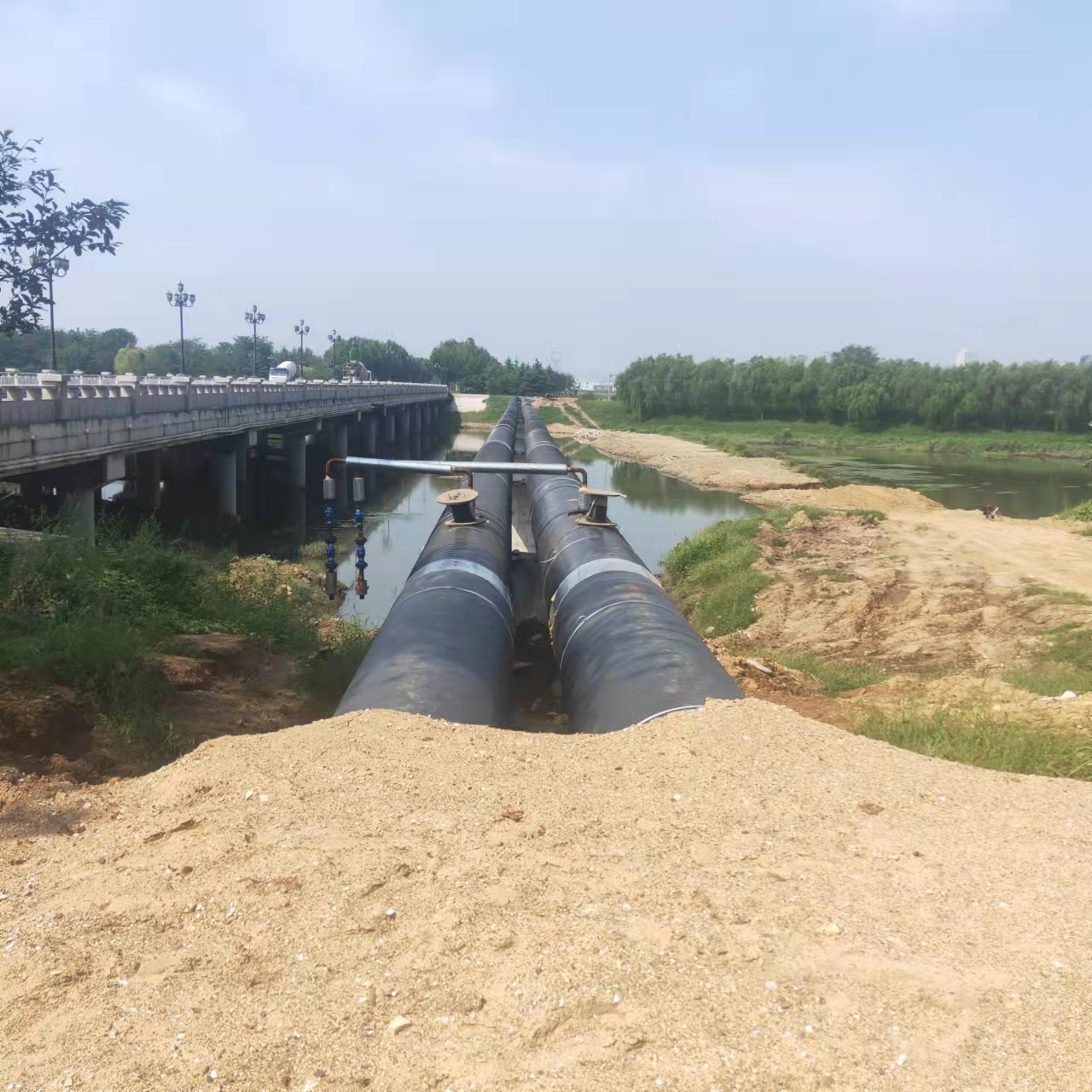 河西管道长距离石油输油管道清洗